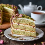 Pistachio Rosewater Cake