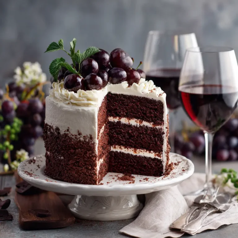 Red Wine Chocolate Cake