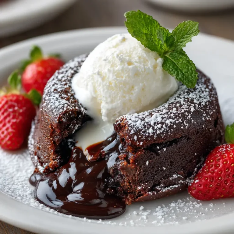 Rich & Gooey Chocolate Lava Cake