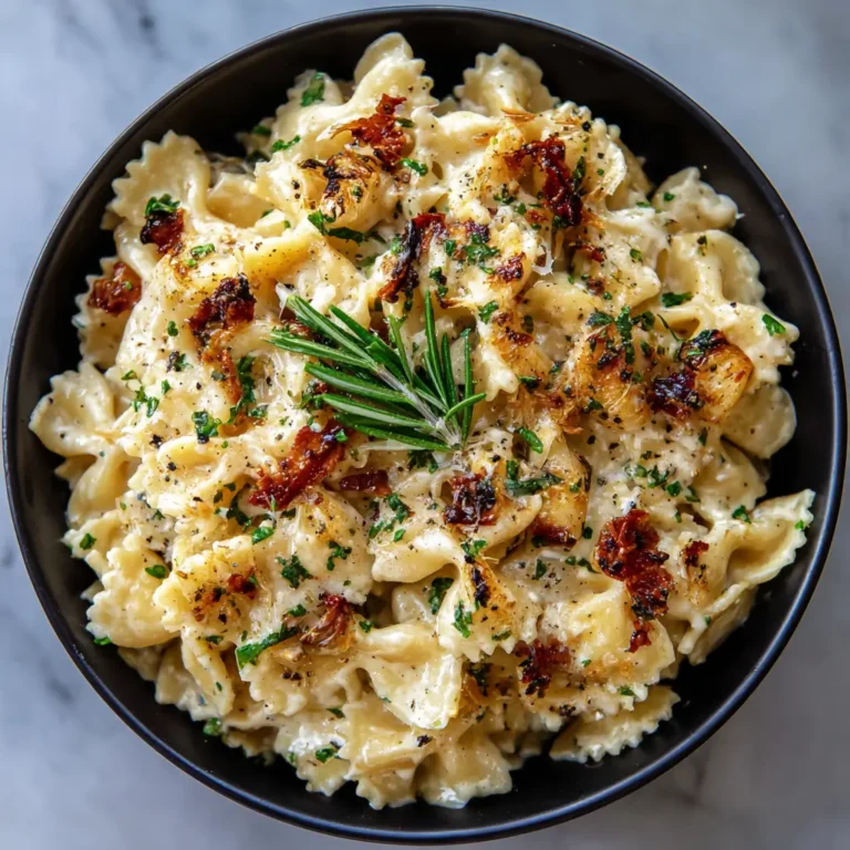 Roasted Garlic Alfredo Pasta