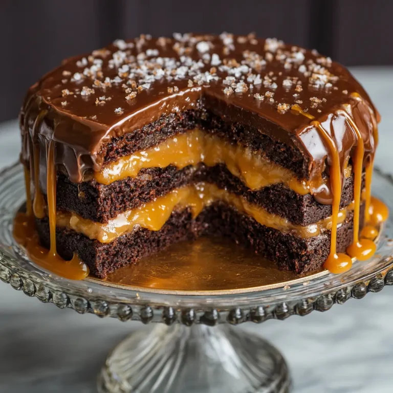 Salted Caramel Chocolate Cake