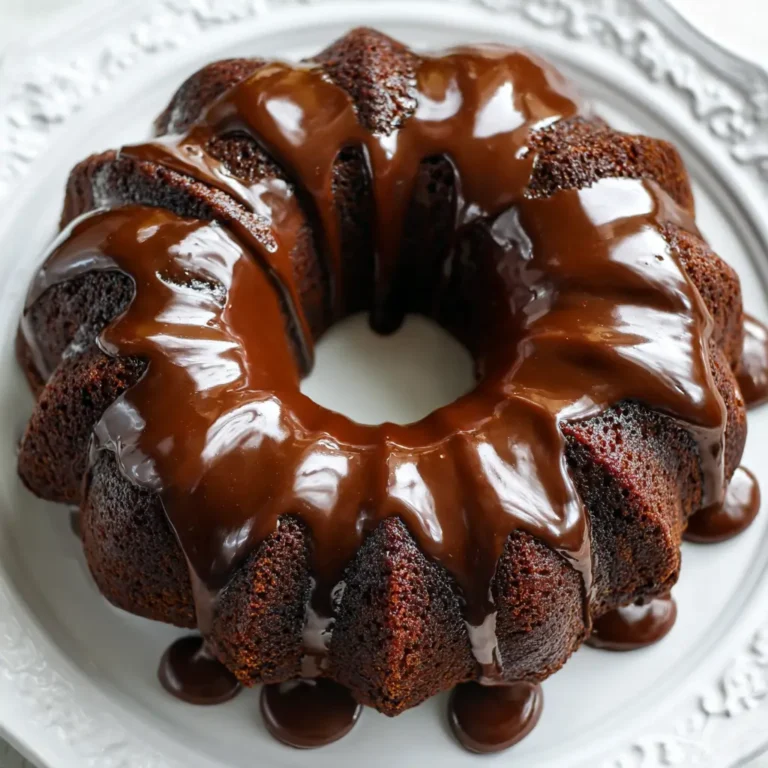 Sour Cream Chocolate Bundt Cake