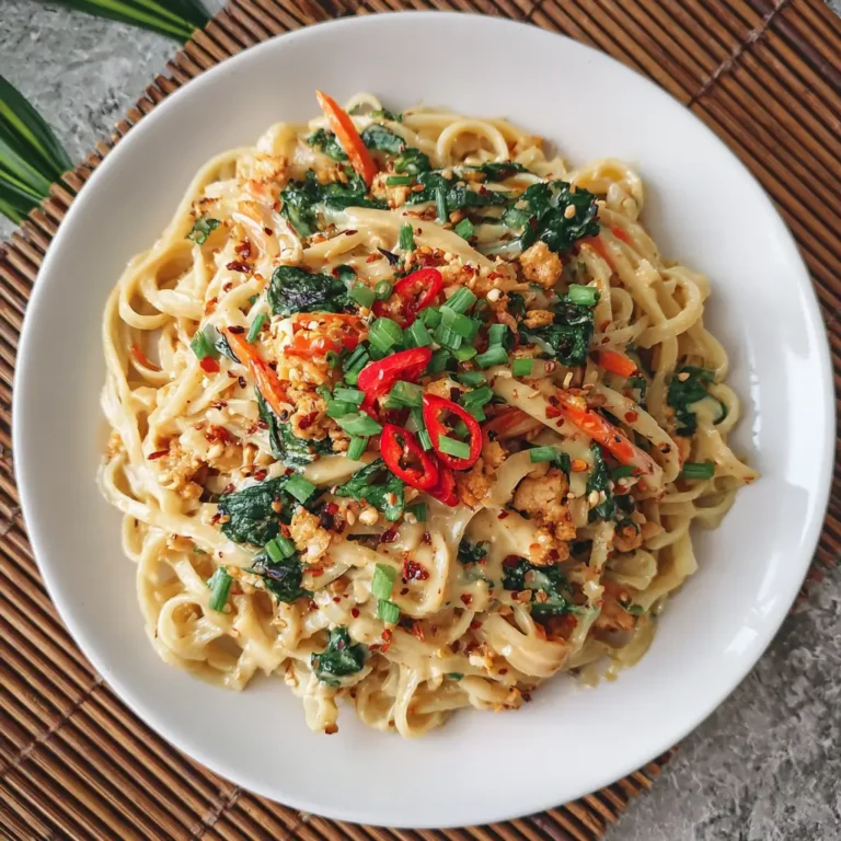Spicy Tahini Noodle Pasta