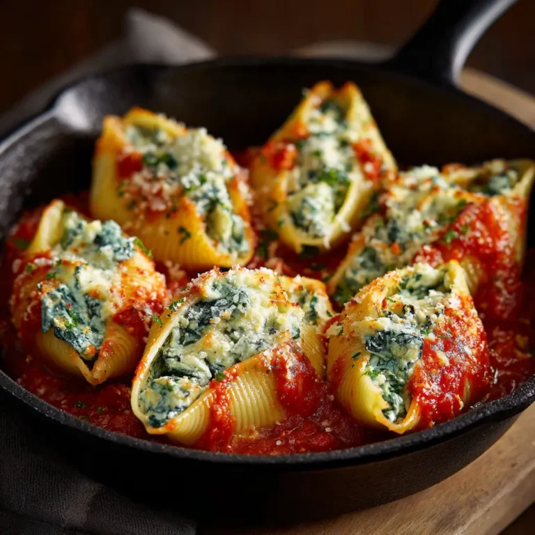 Spinach Ricotta Stuffed Shells