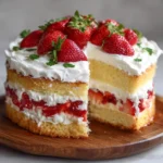 Strawberry Shortcake Layer Cake