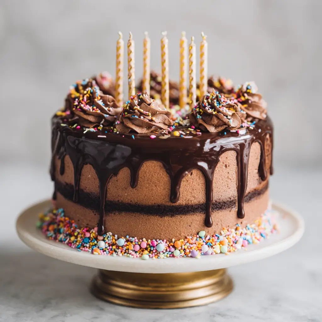 The Perfect Chocolate Birthday Cake