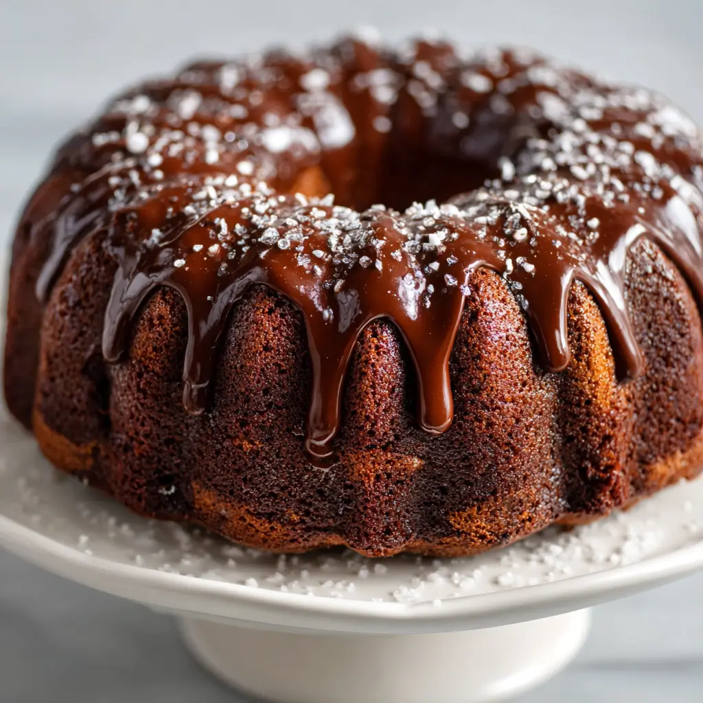 Triple Chocolate Bundt Cake
