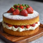 Victoria Sponge with Fresh Cream