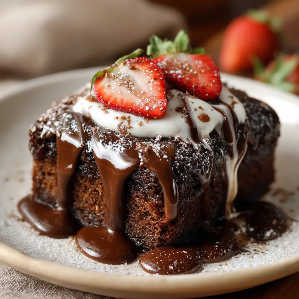 Viral Chocolate Milk Cake