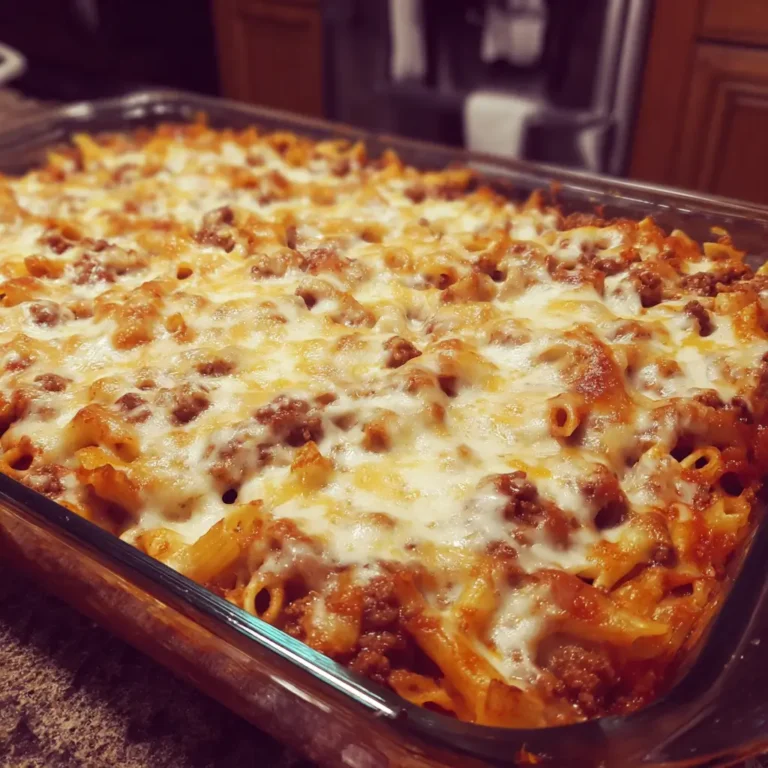 Baked Ziti Spaghetti Style