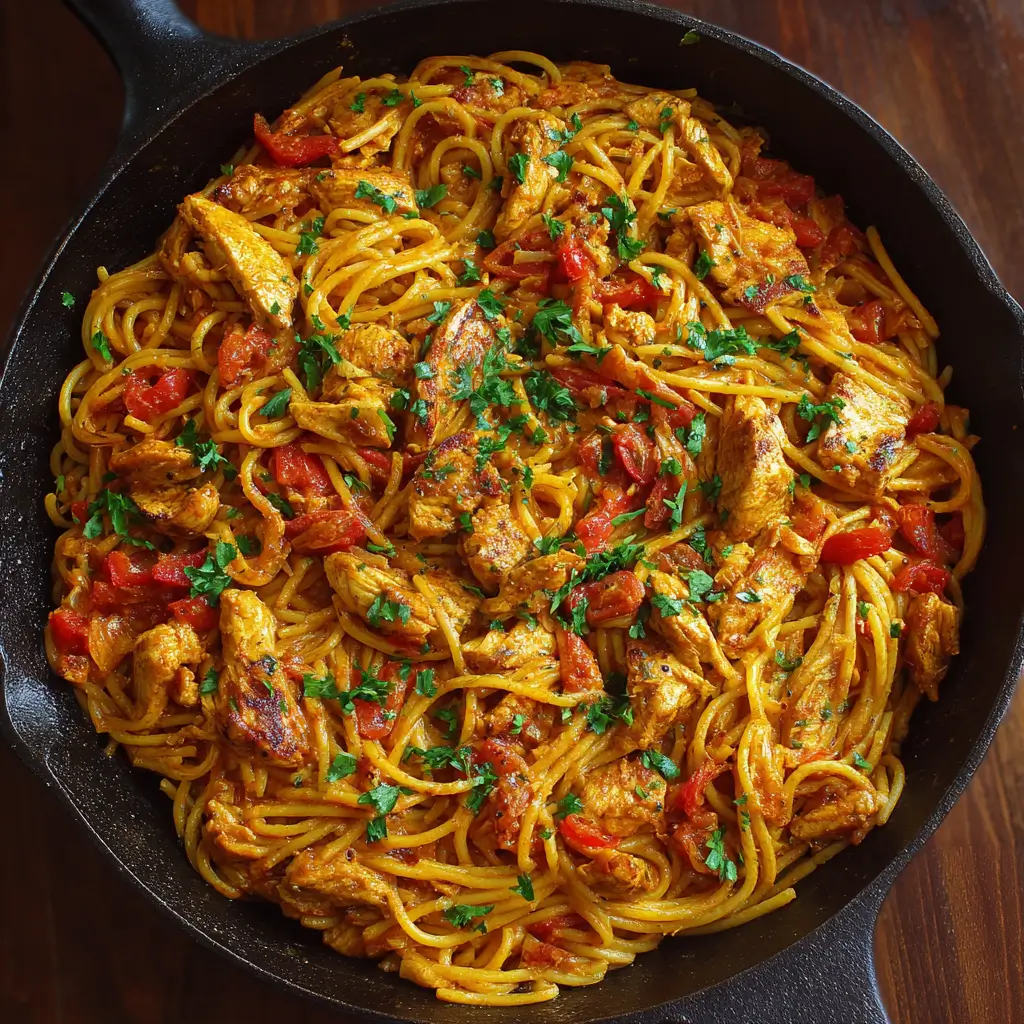 Cajun Chicken Spaghetti