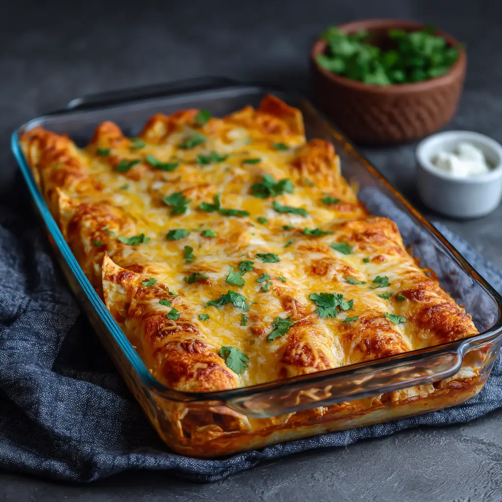 Cheesy Chicken Enchiladas