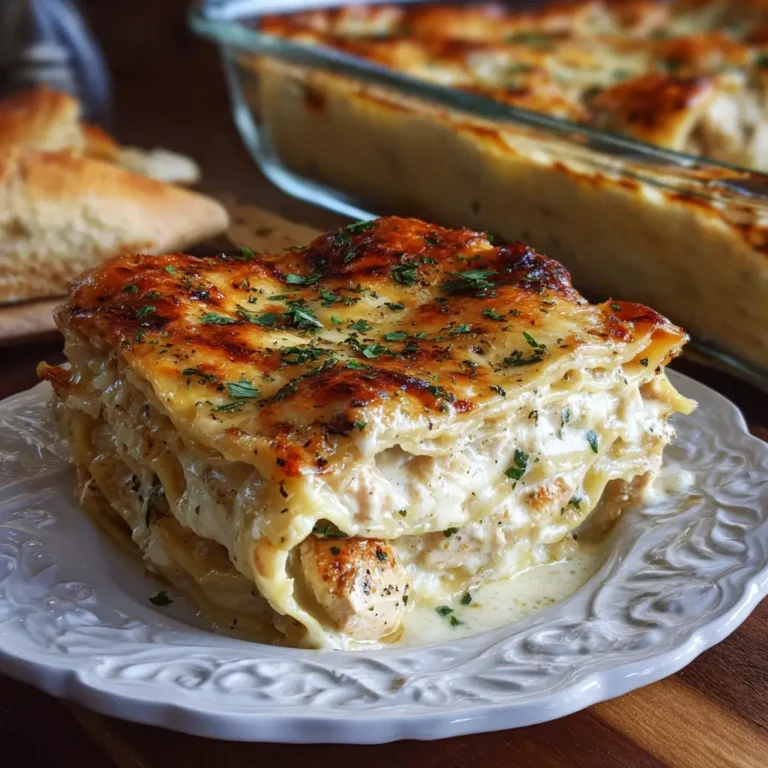 Chicken Alfredo Lasagna
