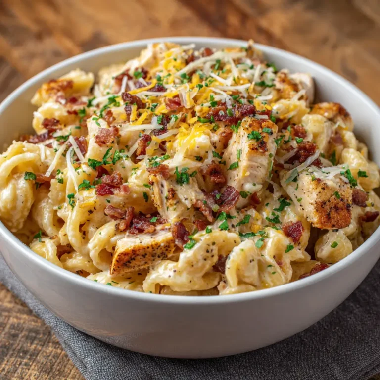 Chicken Bacon Ranch Pasta
