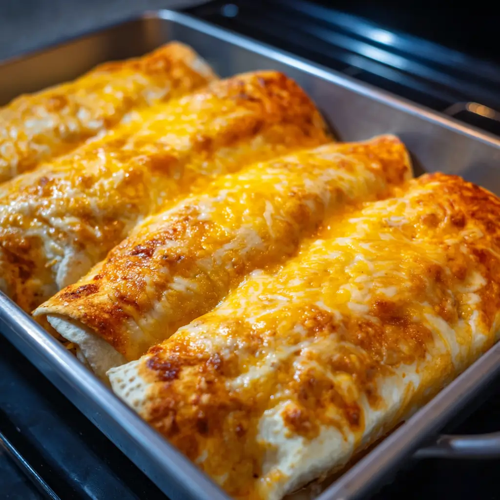 Chicken Enchiladas with Cheese