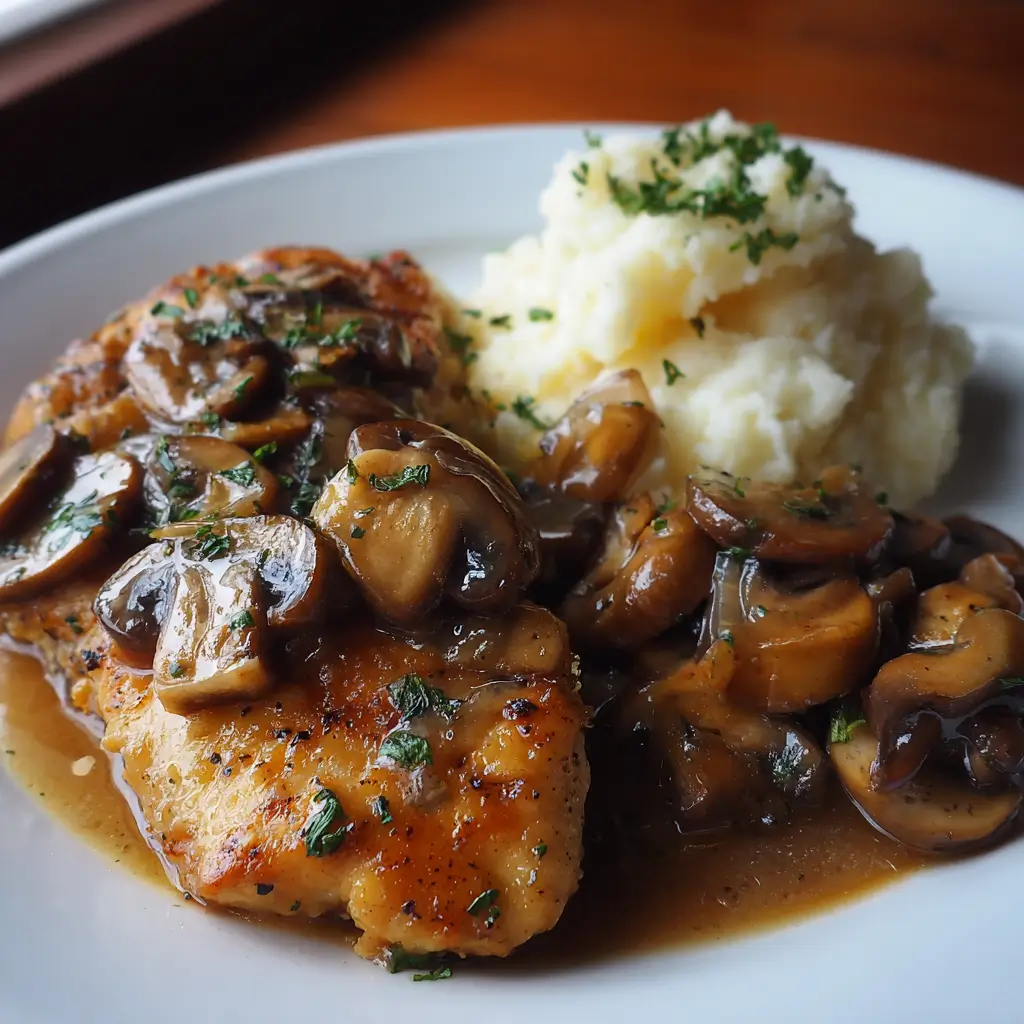 Chicken Marsala with Mushrooms