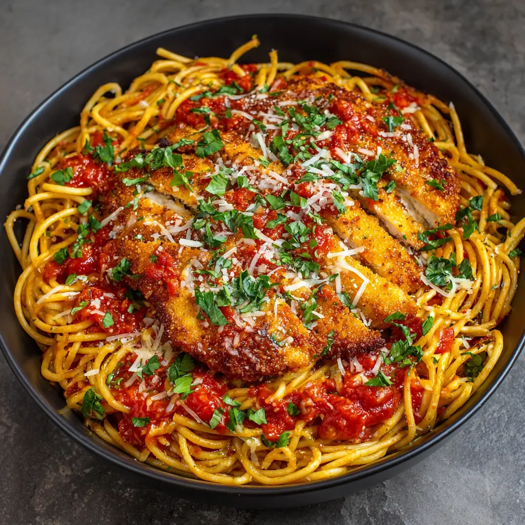Chicken Parmesan Pasta