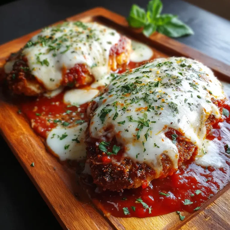 Chicken Parmesan with Mozzarella