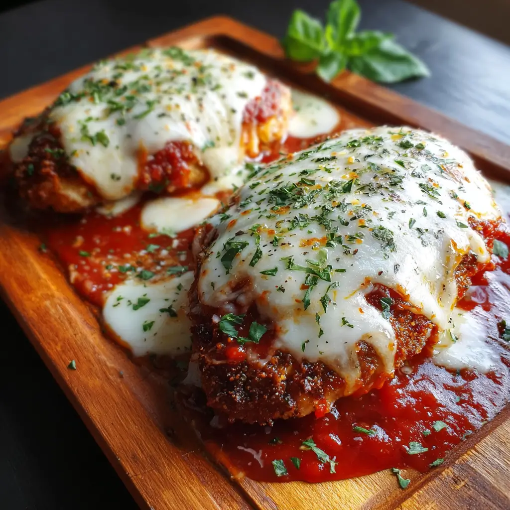Chicken Parmesan with Mozzarella