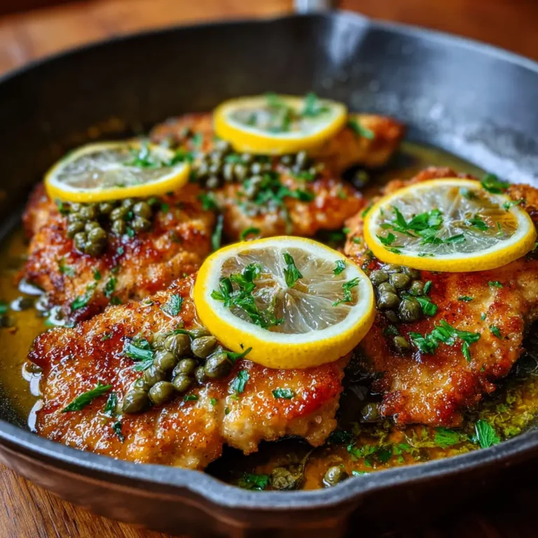 Chicken Piccata with Lemon