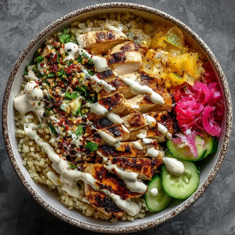 Chicken Shawarma Bowls