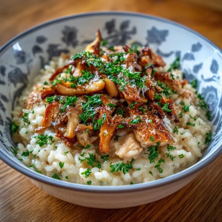 Chicken and Mushroom Risotto