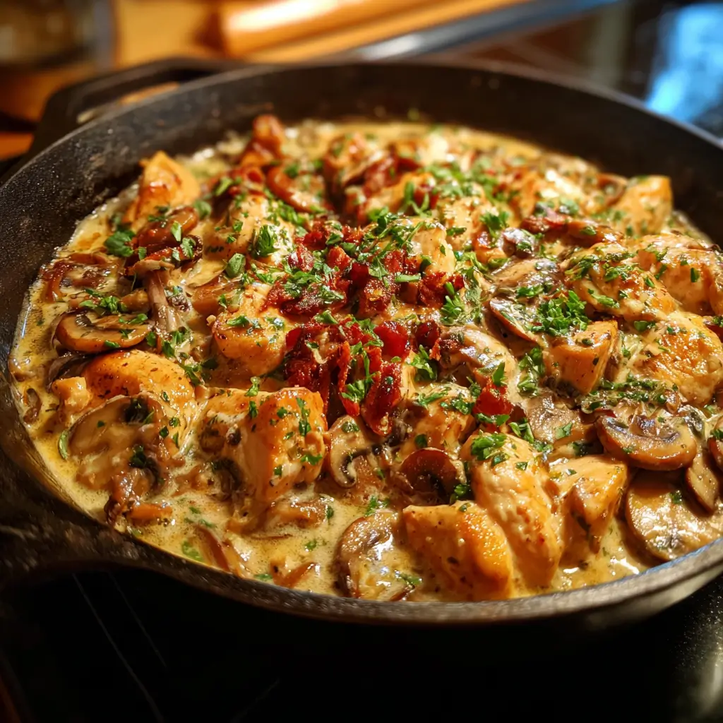 Chicken and Mushroom Skillet