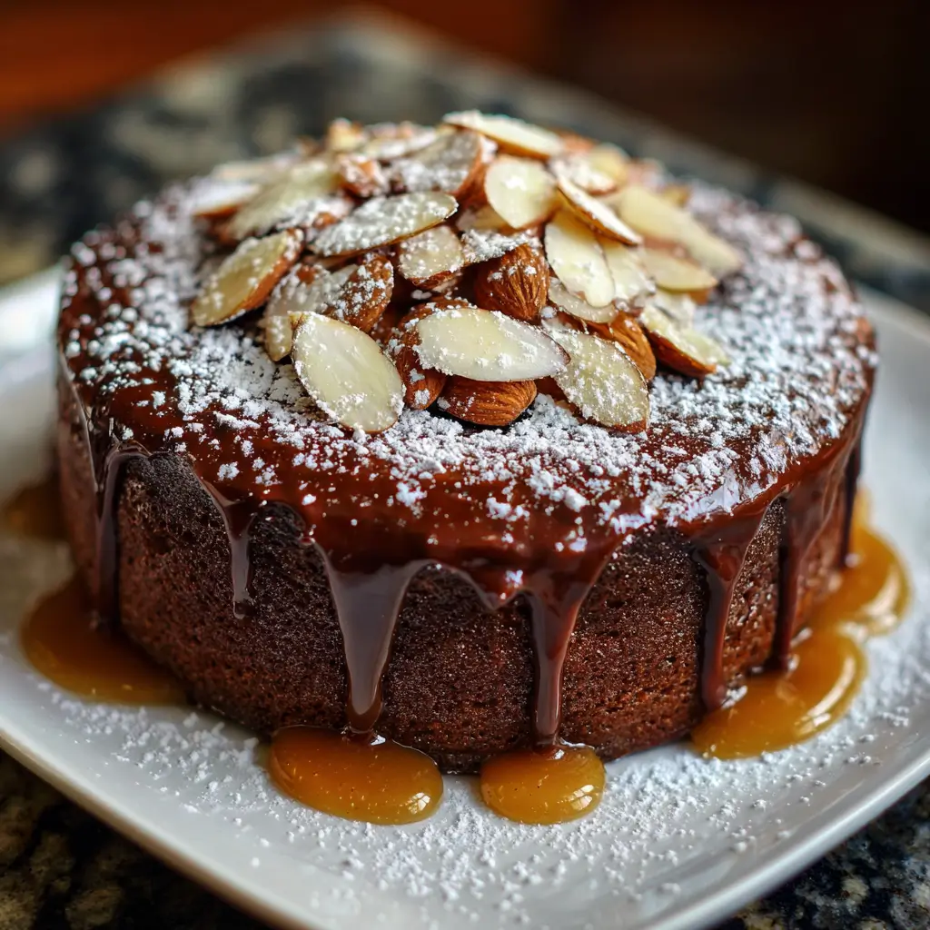 Chocolate Almond Flourless Cake