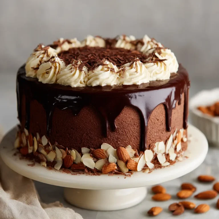 Chocolate Almond Layer Cake