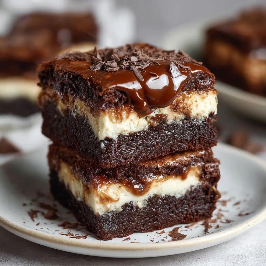 Chocolate Cheesecake Brownie Cake