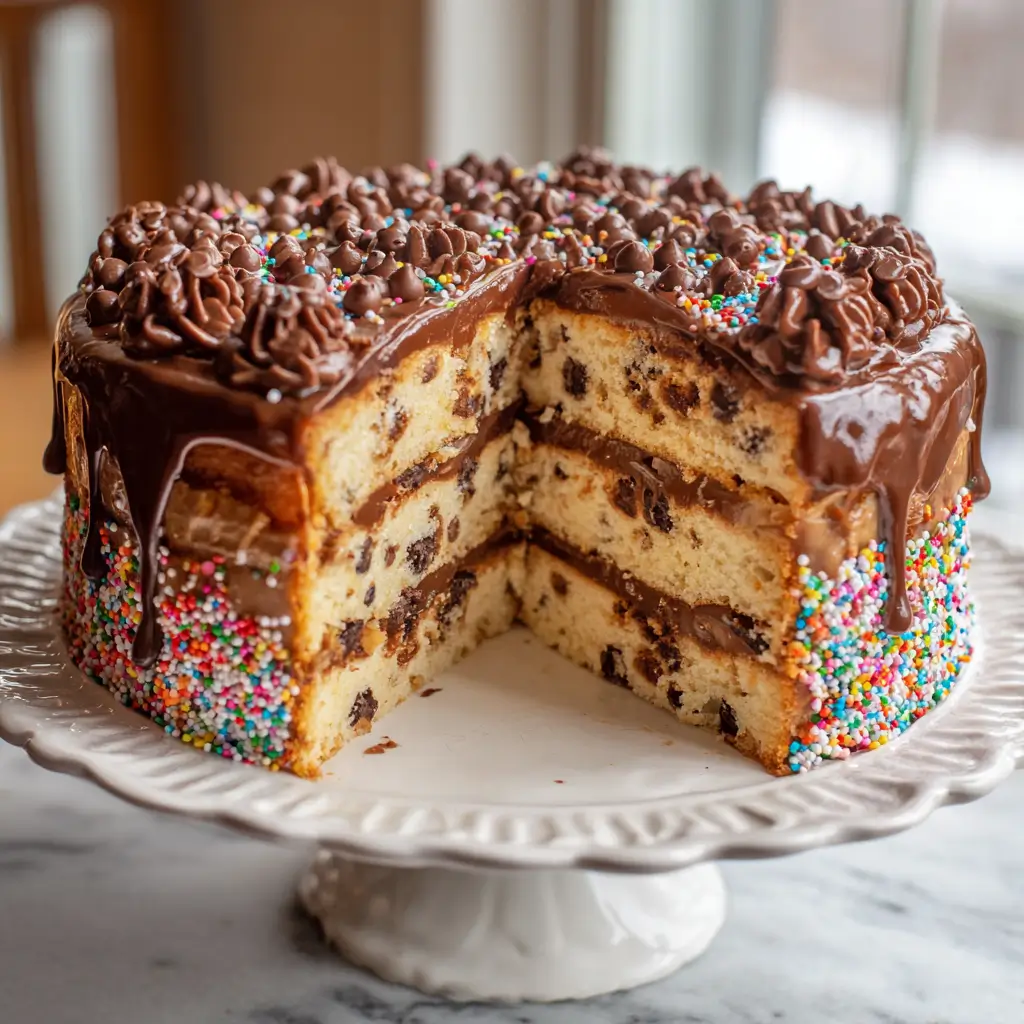 Chocolate Chip Layer Cake