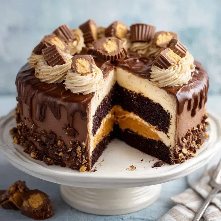 Chocolate Peanut Butter Cup Cake