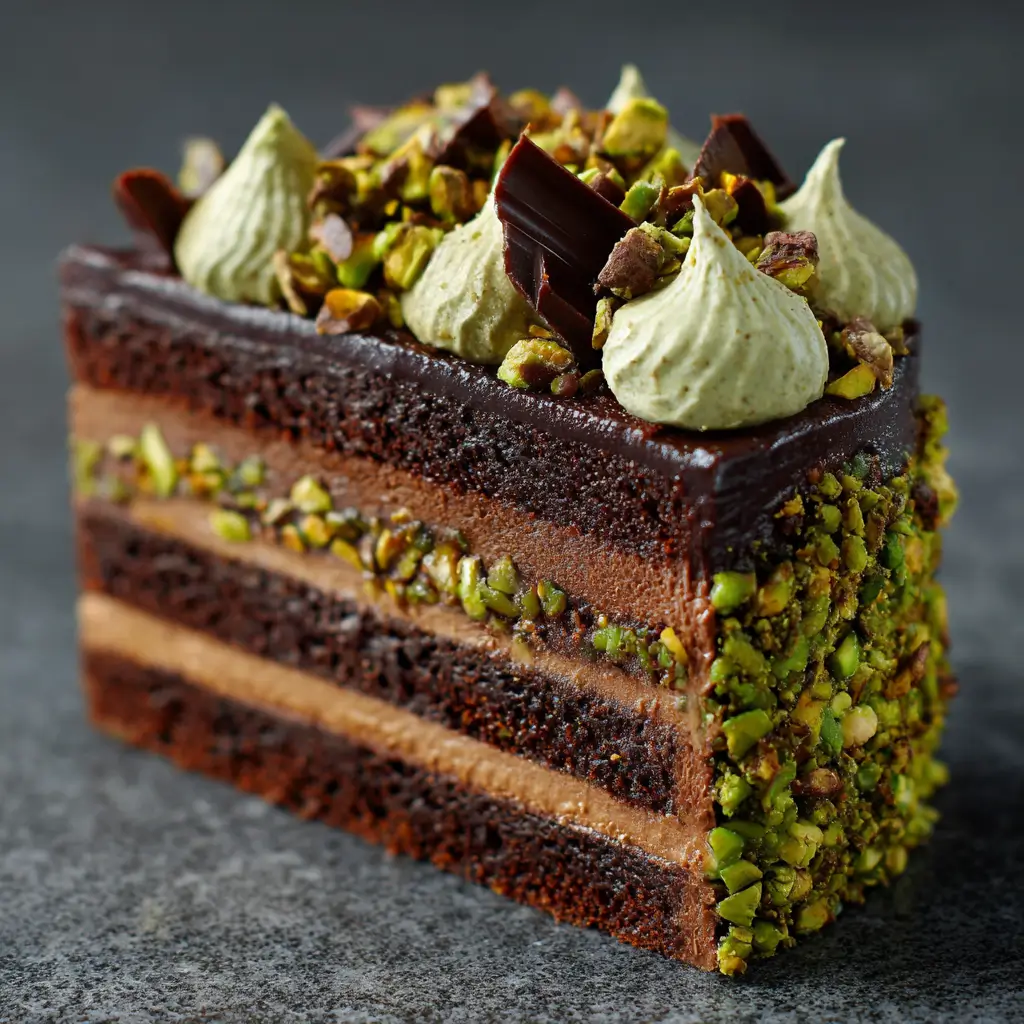 Chocolate Pistachio Cake