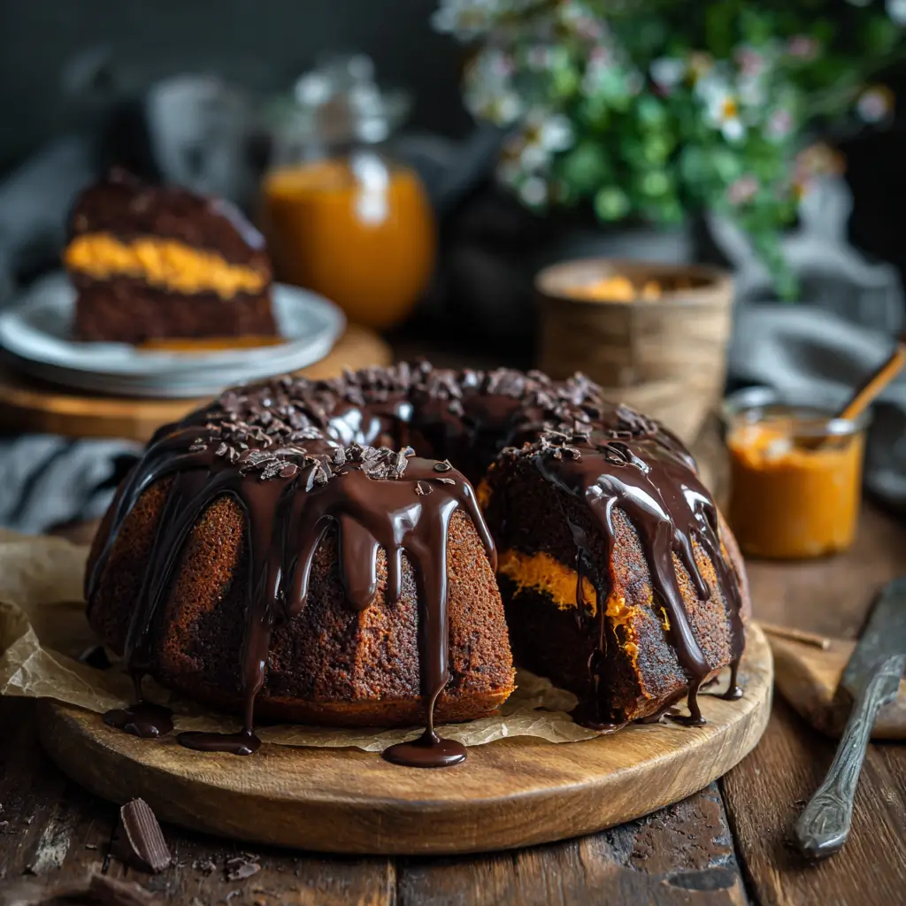 Chocolate Pumpkin Cake
