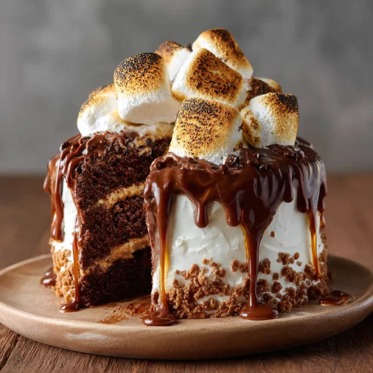 Chocolate S’mores Cake
