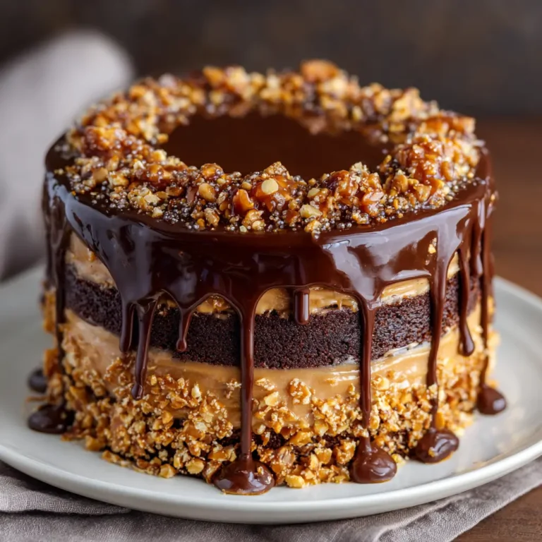 Chocolate Toffee Crunch Cake
