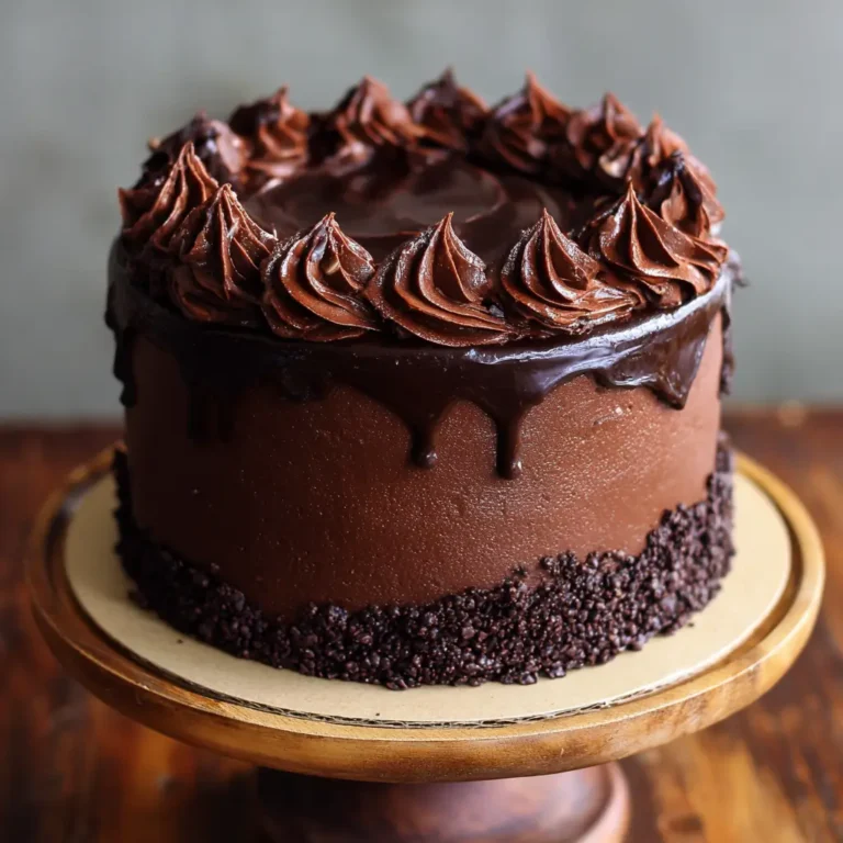 Chocolate Whipped Ganache Cake