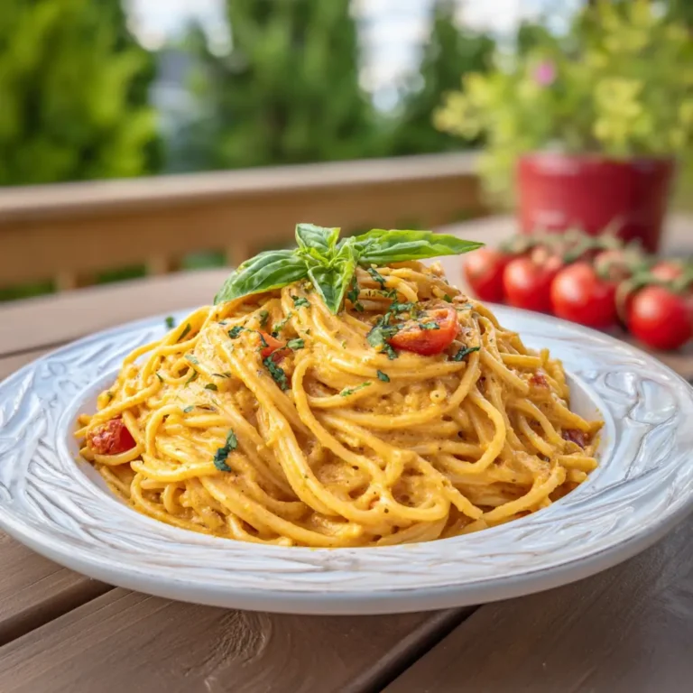 Creamy Tomato Basil Spaghetti