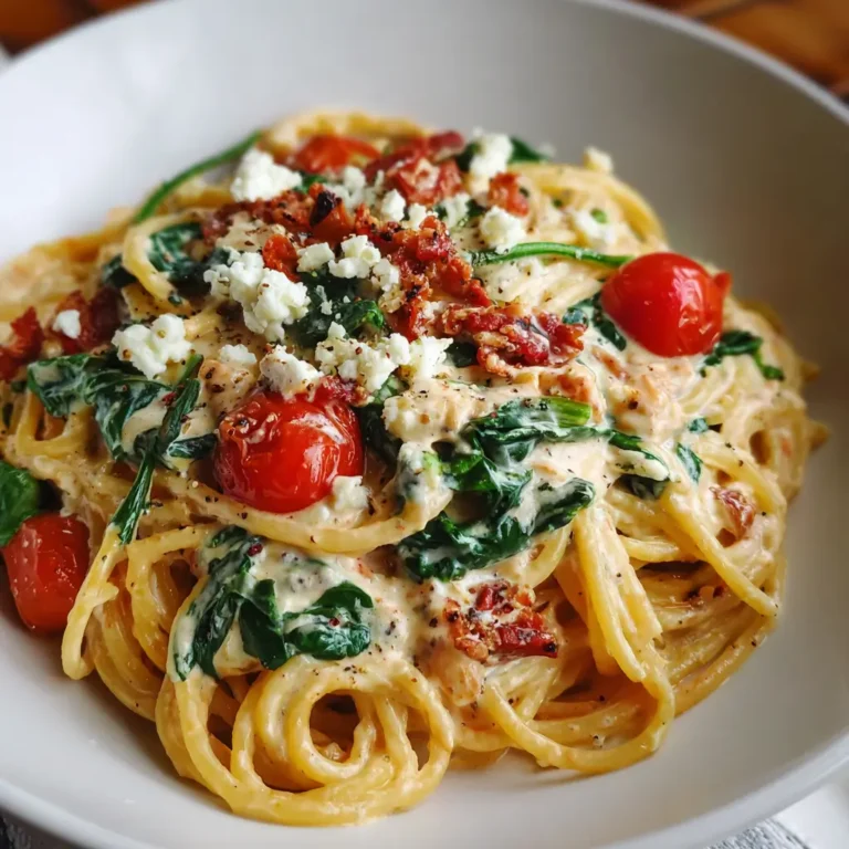 Creamy Tuscan Spaghetti