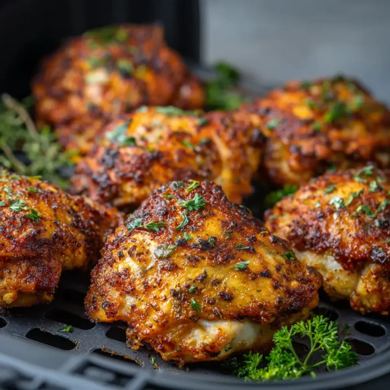 Crispy Air Fryer Chicken Thighs