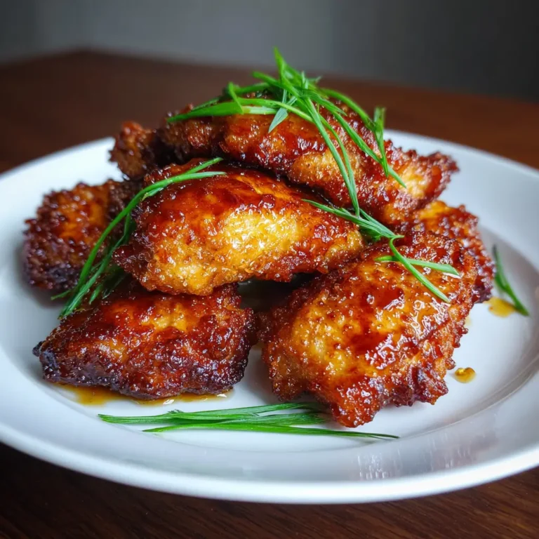 Crispy Chicken with Honey Glaze