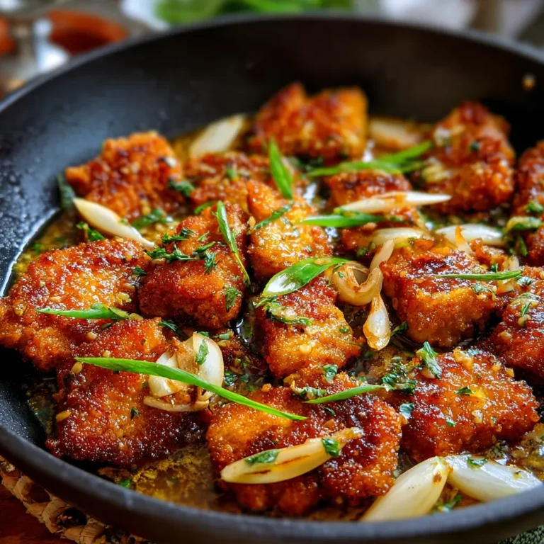 Crispy Garlic Butter Chicken