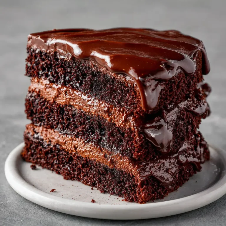 Easy 3-Layer Chocolate Cake
