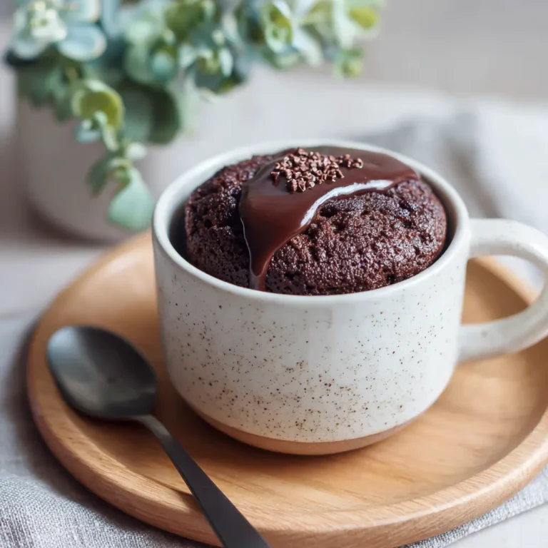 Easy Microwave Chocolate Mug Cake
