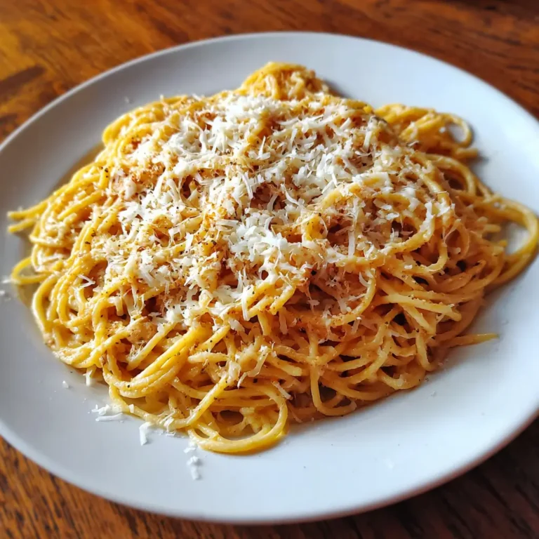 Four Cheese Spaghetti