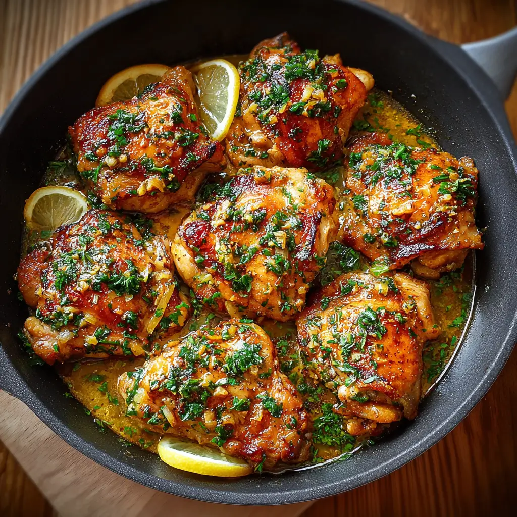 Garlic Butter Chicken Thighs
