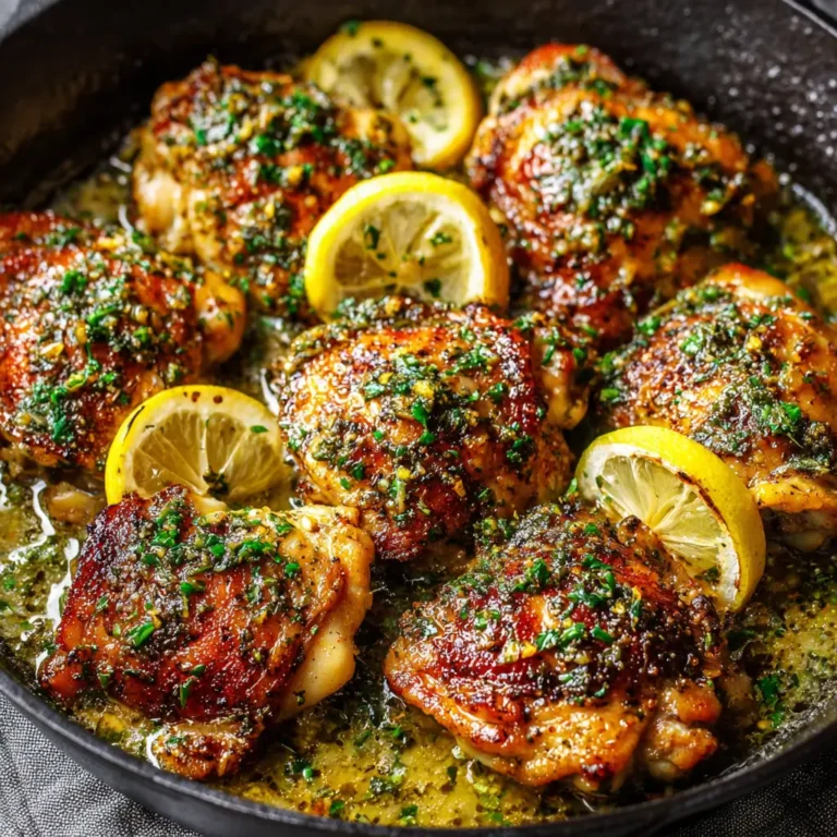 Lemon Butter Chicken Thighs