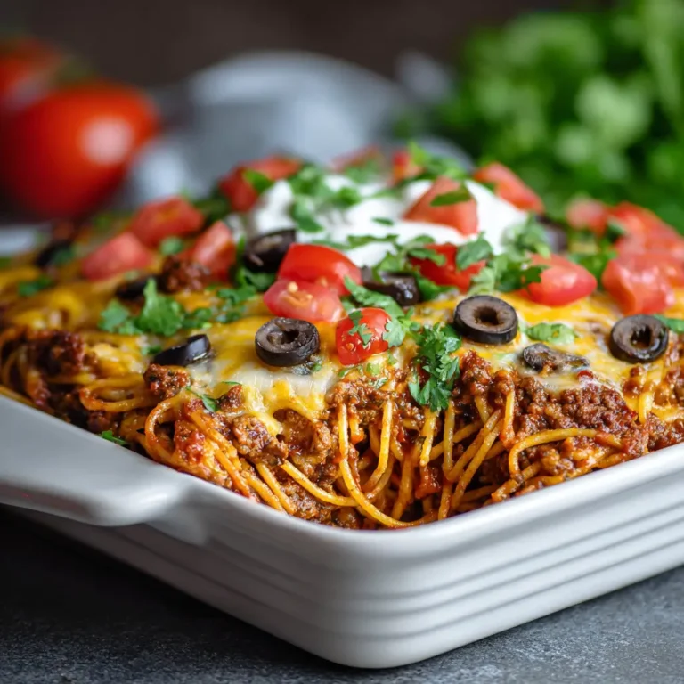 Mexican Spaghetti Bake