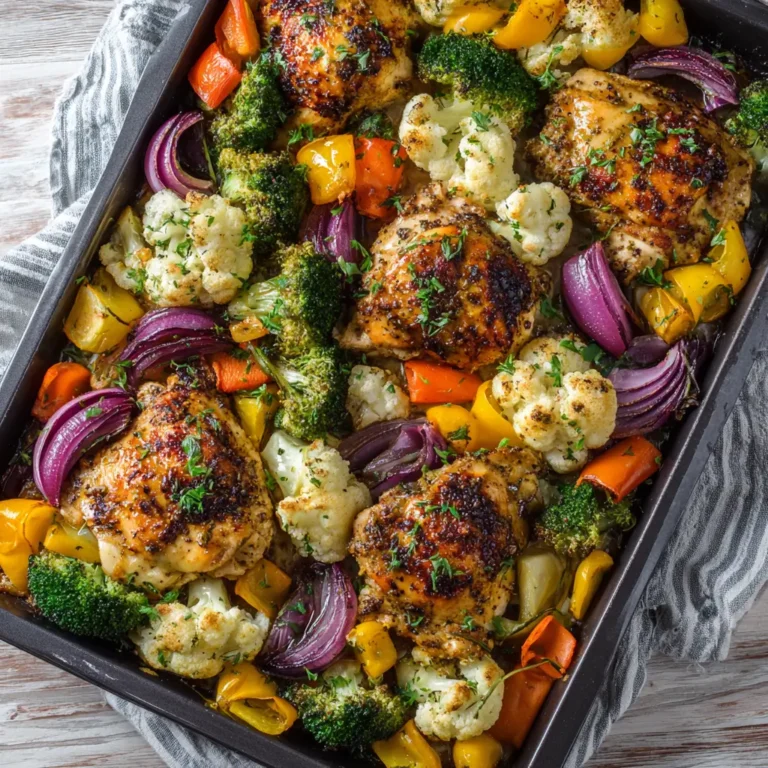 One-Pan Baked Chicken and Veggies