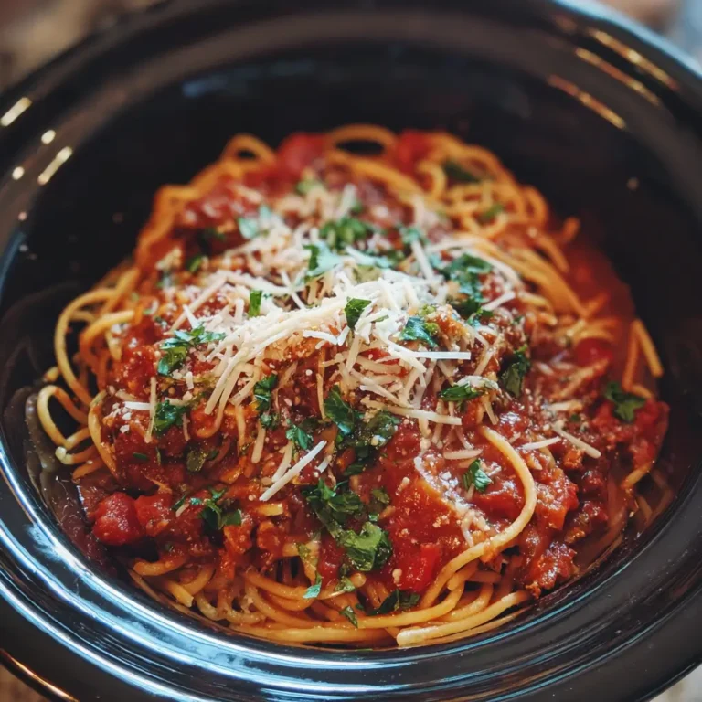 Slow Cooker Spaghetti